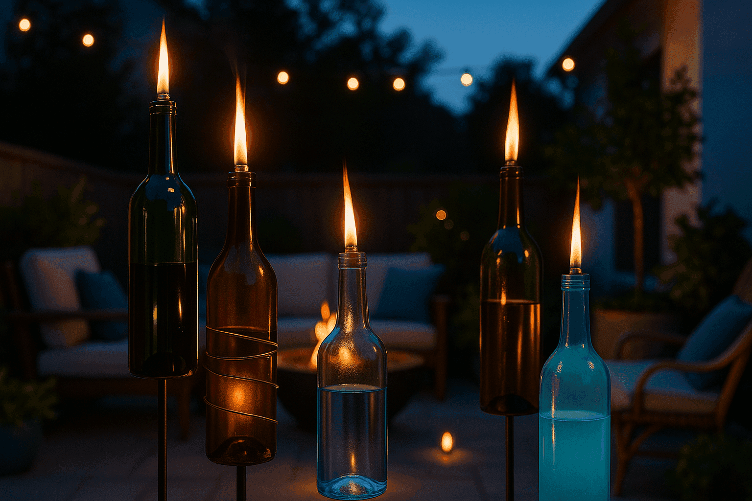 Craft Elegant Wine Bottle Torches.png
