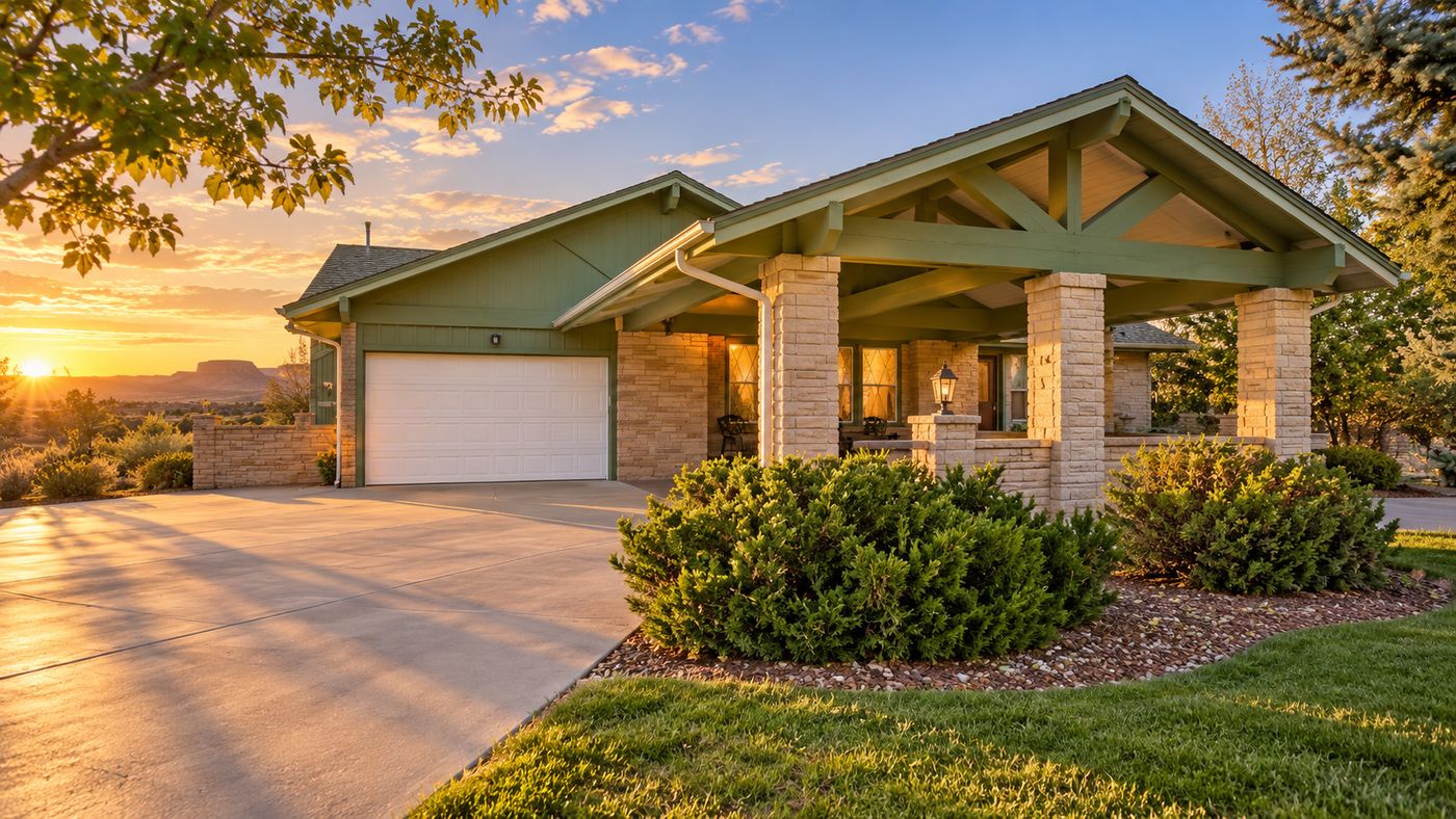 Fully custom 1980s home with original retro decor in Green River, Wyoming