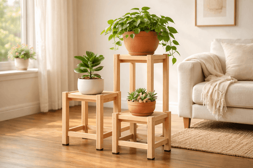 Stand Tall: Build a Wooden Plant Stand for $10