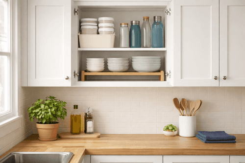20-Minute Win: Declutter One Kitchen Cabinet