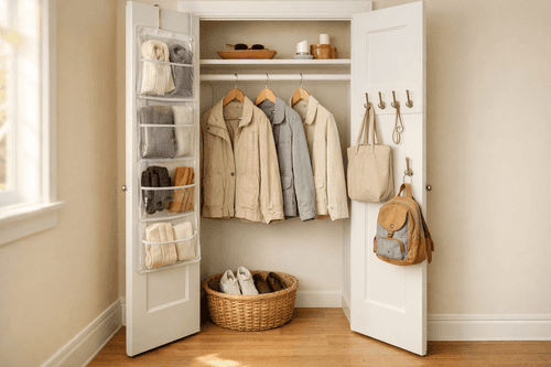 Declutter Your Entryway Closet in 20 Minutes