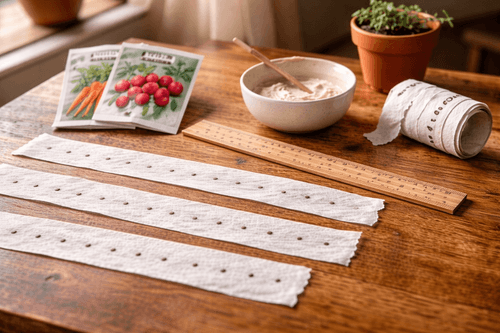 Space Savers: Make Your Own Seed Tape for $5