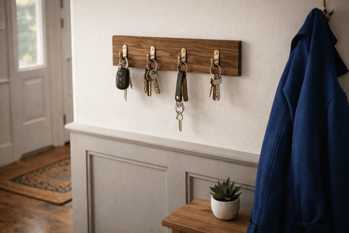 Key Command: Build Entry Organizers That End Morning Panic