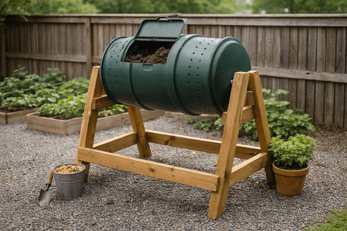 Build a DIY Compost Tumbler in 4 Hours for $55