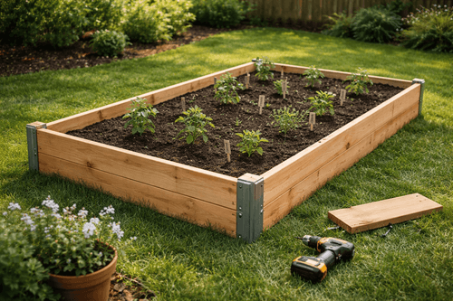 Build a Raised Garden Bed in 2 Hours for $50
