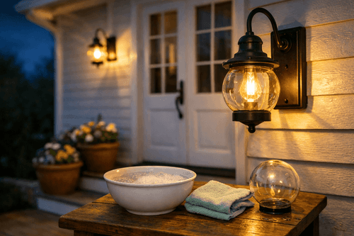 Clean Outdoor Light Fixtures in 20 Minutes Flat