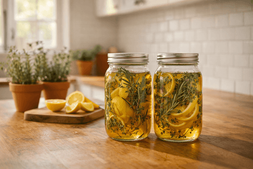 Spring Cleaning Prep: Herb-Infused Vinegar That Cleans Everything