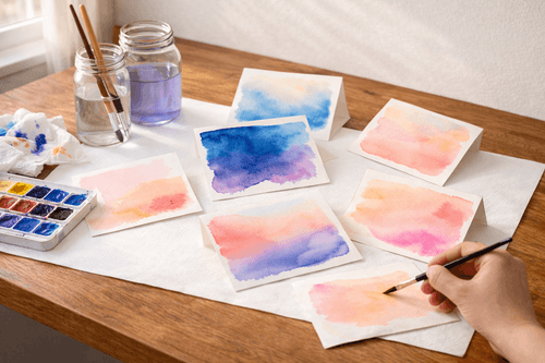 Peaceful Practice: Paint Your Way To Calm With Flowing Colors