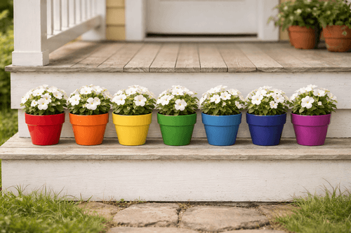 Paint a Rainbow Planter Collection for $20