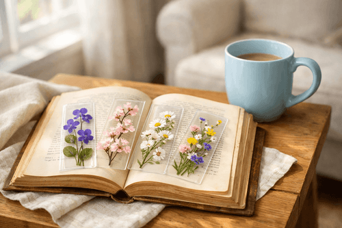 Preserve Spring's First Blooms in Laminated Flower Bookmarks
